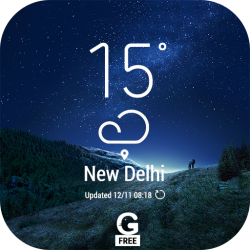 Weather Widget Galaxy S8 Plus