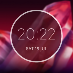 Moto Z2 Play Digital Clock Widget Unlocked